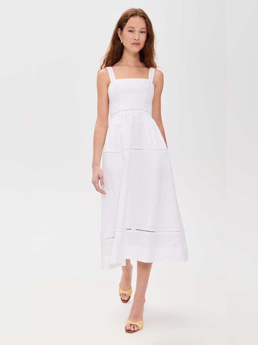Reformation Everett Linen Dress